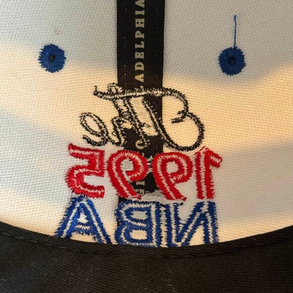 Vintage 90s Mitchell & Ness NBA Finals Snapback Hat Rockets Magic OSFA 1995 - Picture 6 of 8